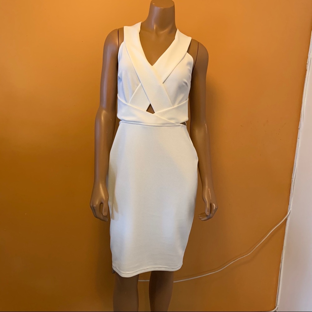 Cream Lipsy London body con dress